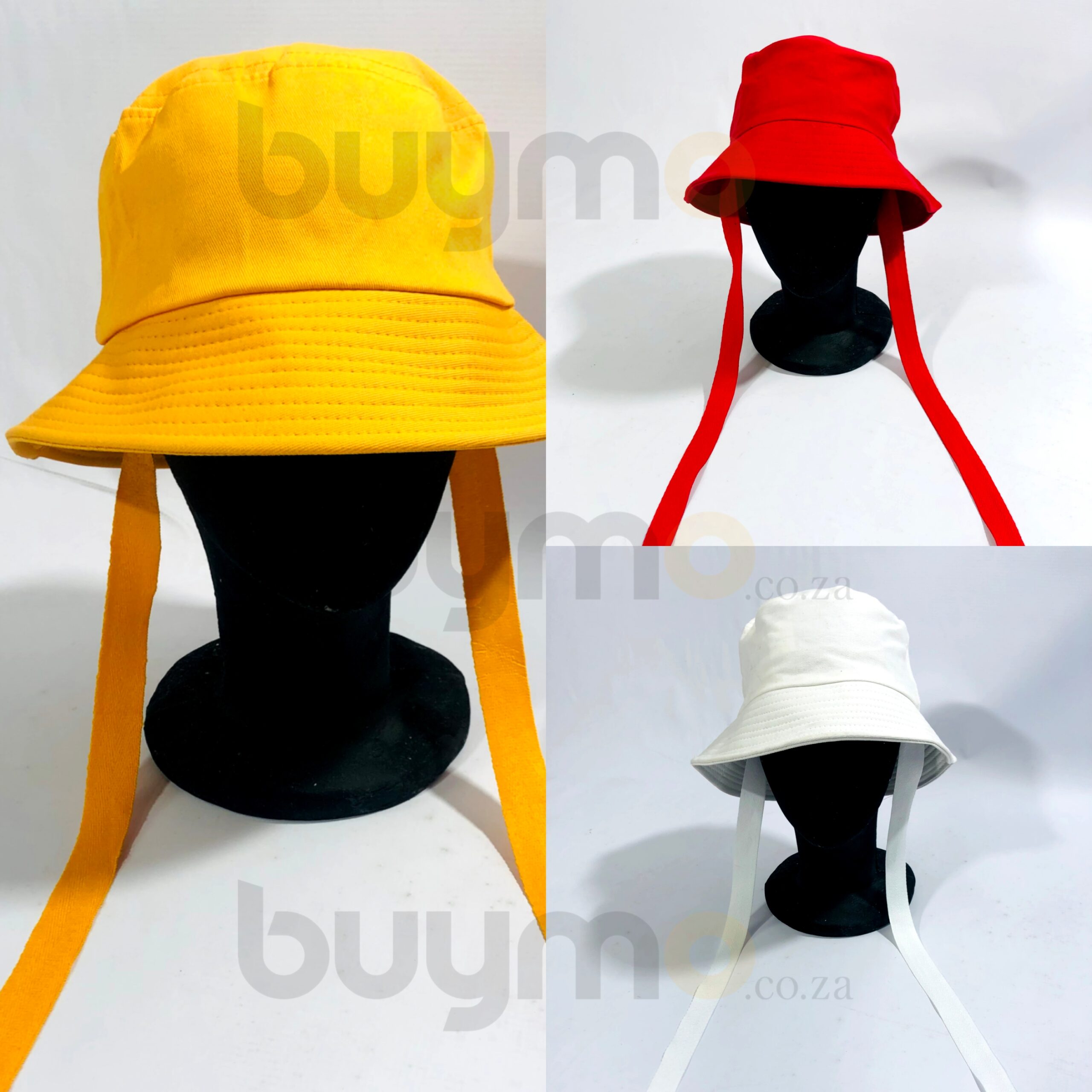 Plain bucket hats with strap – Buymo